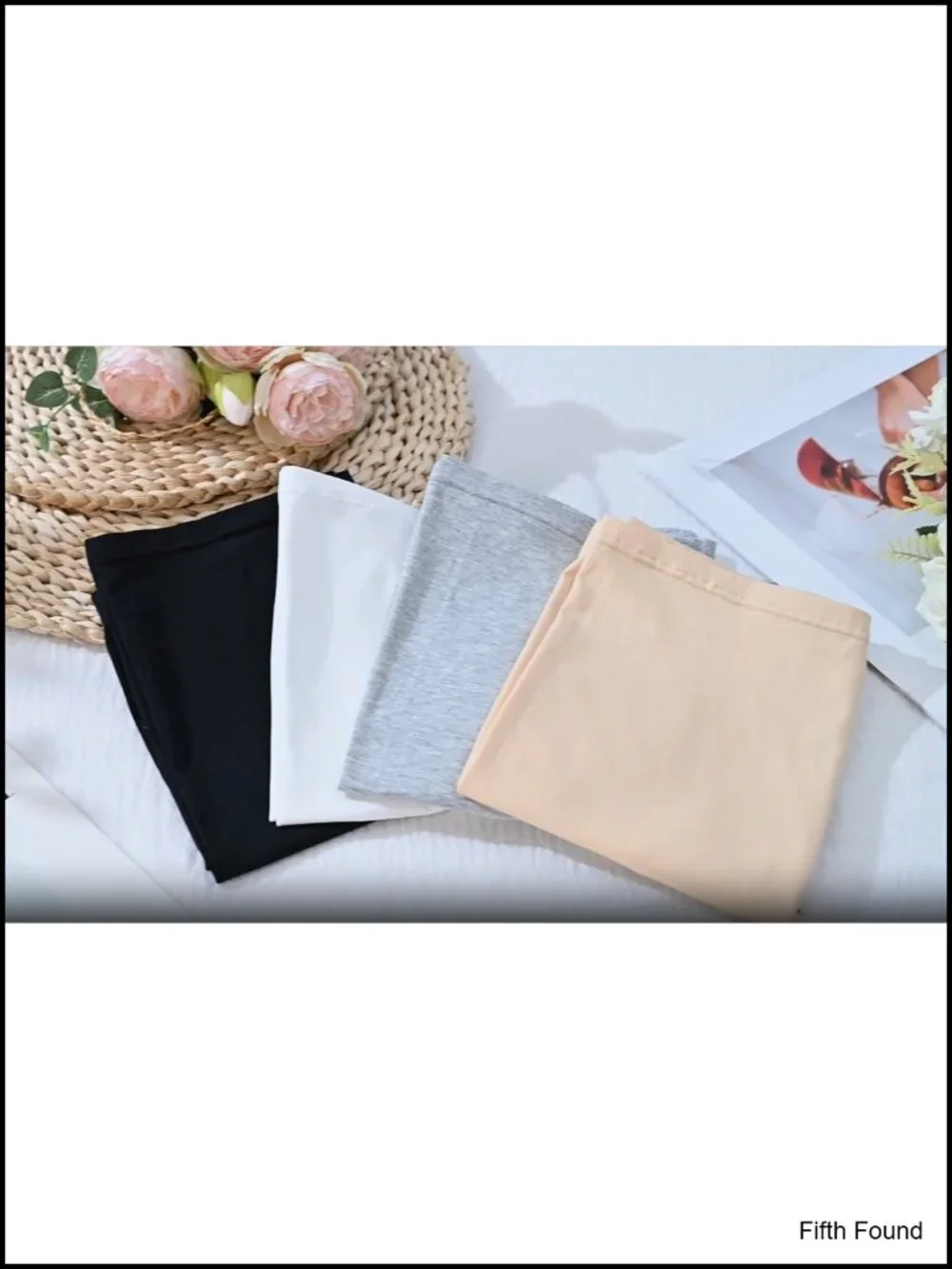 Combed Cotton Women's Boxer Briefs Anti Chafing Boy Shorts Panties 4 Pack